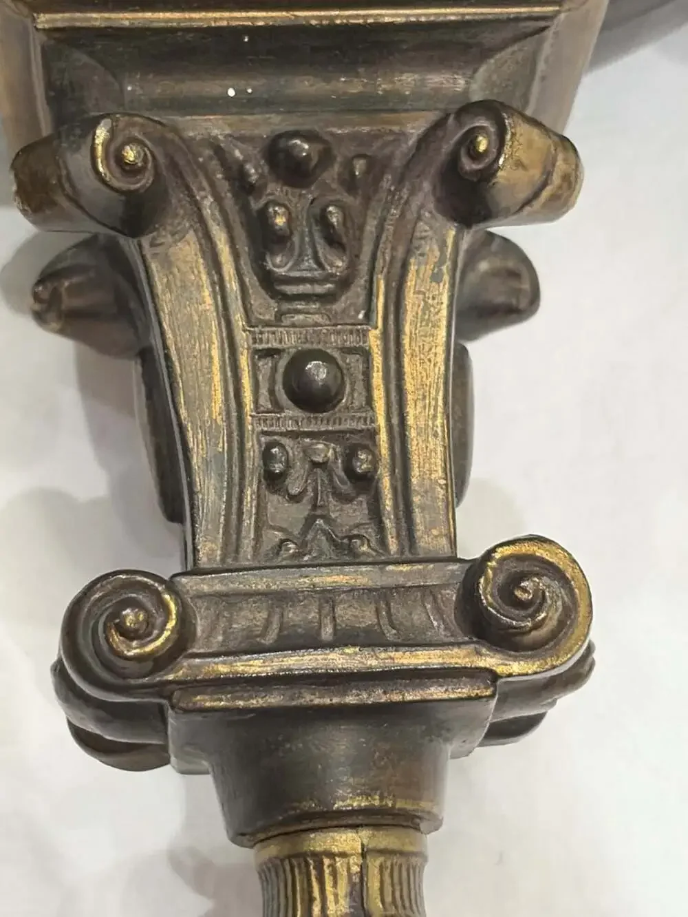 Vintage Westwood Chadwick Wall Clock Brass Cherubs Germany Working